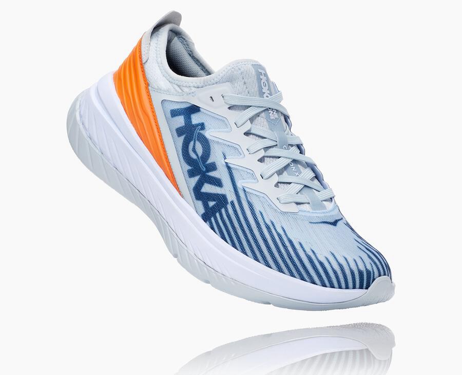 Zapatillas Running Hoka One One Mujer - Carbon X-Spe - Blancas/Azules - WYE192863